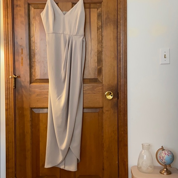 Shona Joy Cocktail Draper Dress - Oyster - Picture 2 of 7